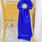 10 Pieces Royal Blue Smooth Satin Chair Sashes, 8"x108" Decorative Accents
